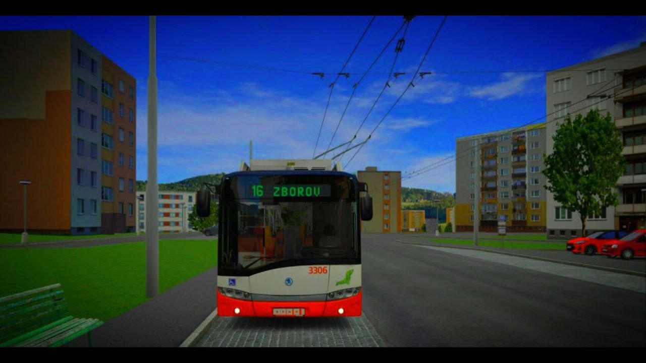 Симулятор общественного транспорта Simt Simulator! Поездка на троллейбусе Skoda 26Tr.