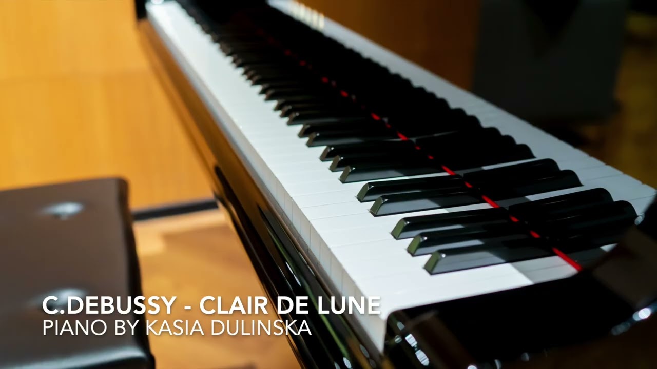 C. Debussy - Clair de Lune - piano by Kasia Dulinska