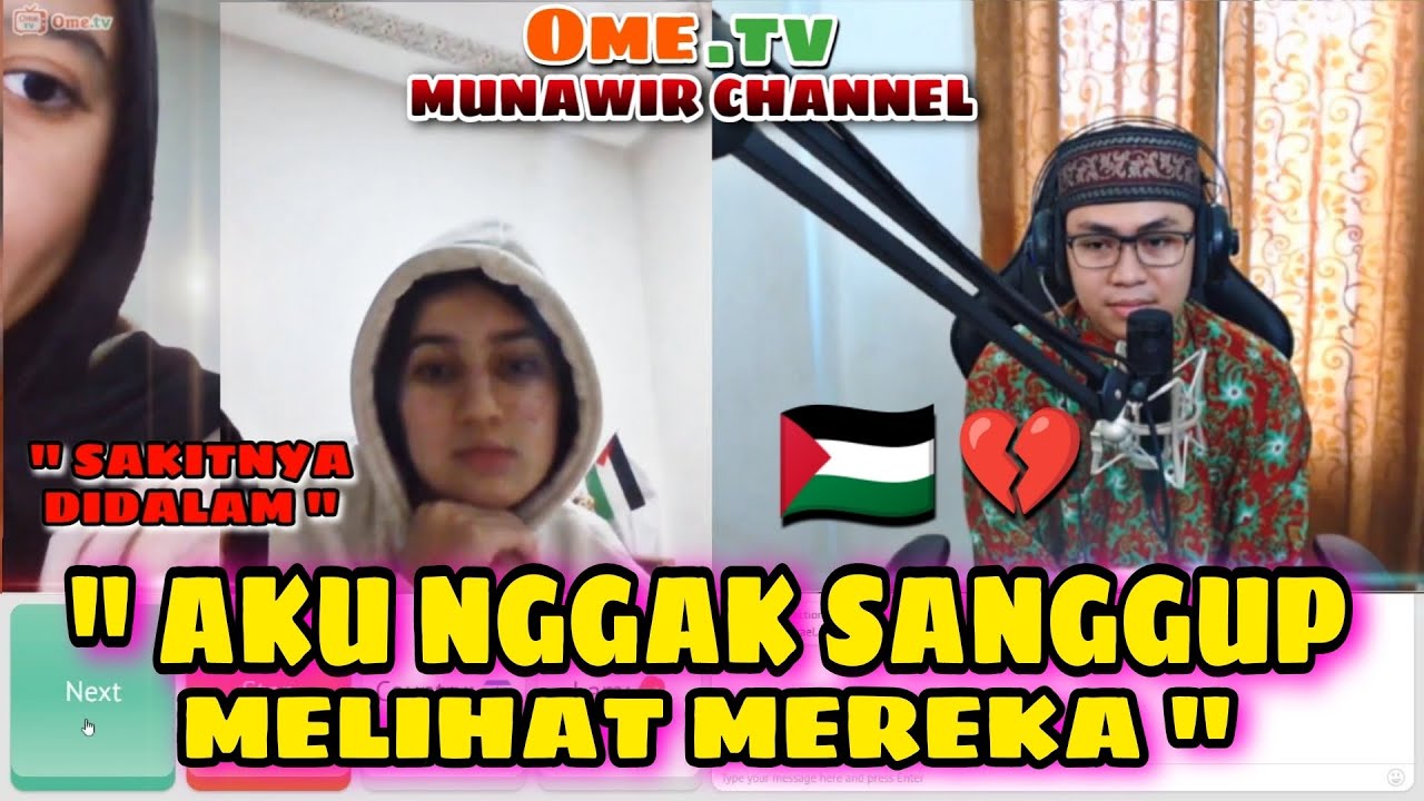 DINYANYIIN LAGU PALESTINA SAMA CEWEK INI 🇵🇸 - OME.TV INTERNASIONAL