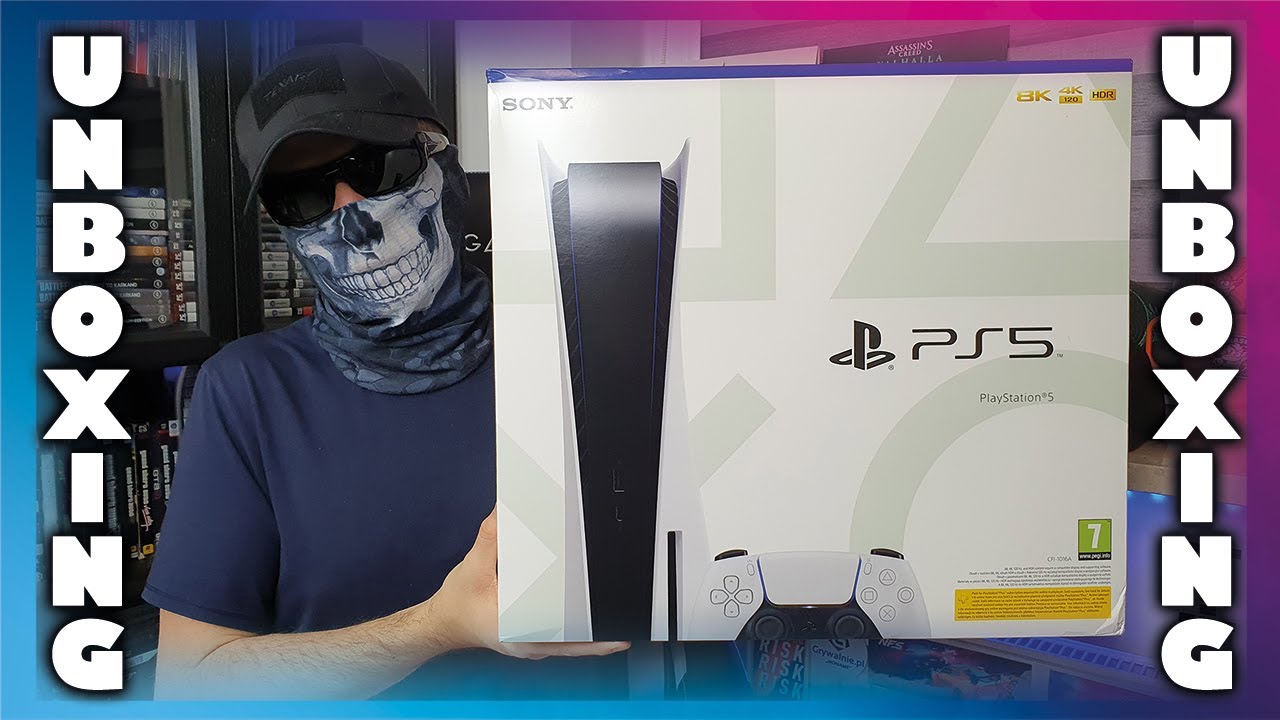 PlayStation 5 Unboxing PL (Rozpakowanie, prezentacja, wygląd, wymiary, waga) - PS5