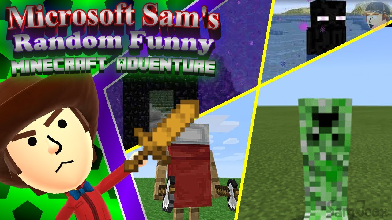 Microsoft Sam tries to play Minecraft