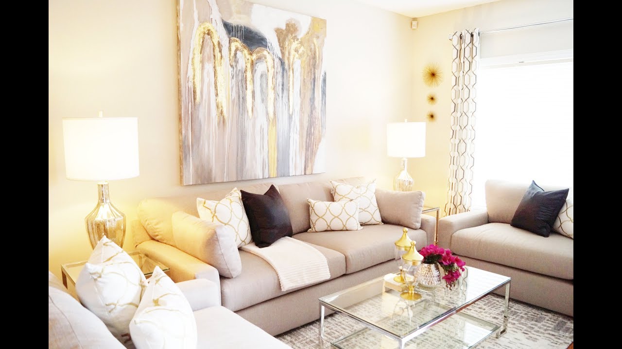 Elegant Living Dining Makeover - Kimmberly Capone Interior Design