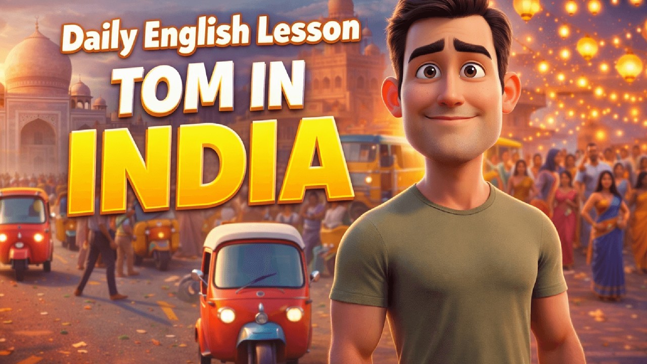 Tom’s Journey to India | Easy English for Beginners (A2)