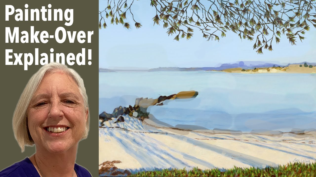 How would I paint a Tasmanian Beach?
