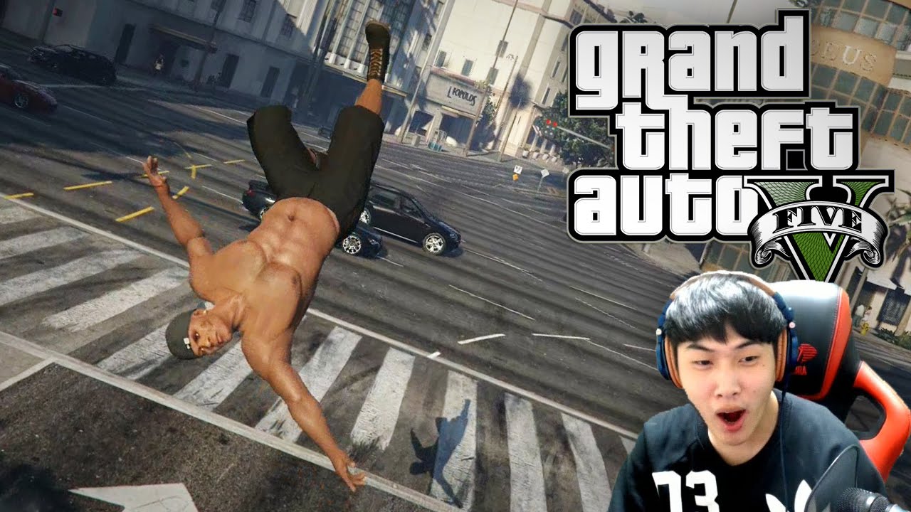 옴므[GTA5에서 파쿠르가 가능해?! 벽 다넘어주마!! 파쿠르 모드]Grand Theft Auto V