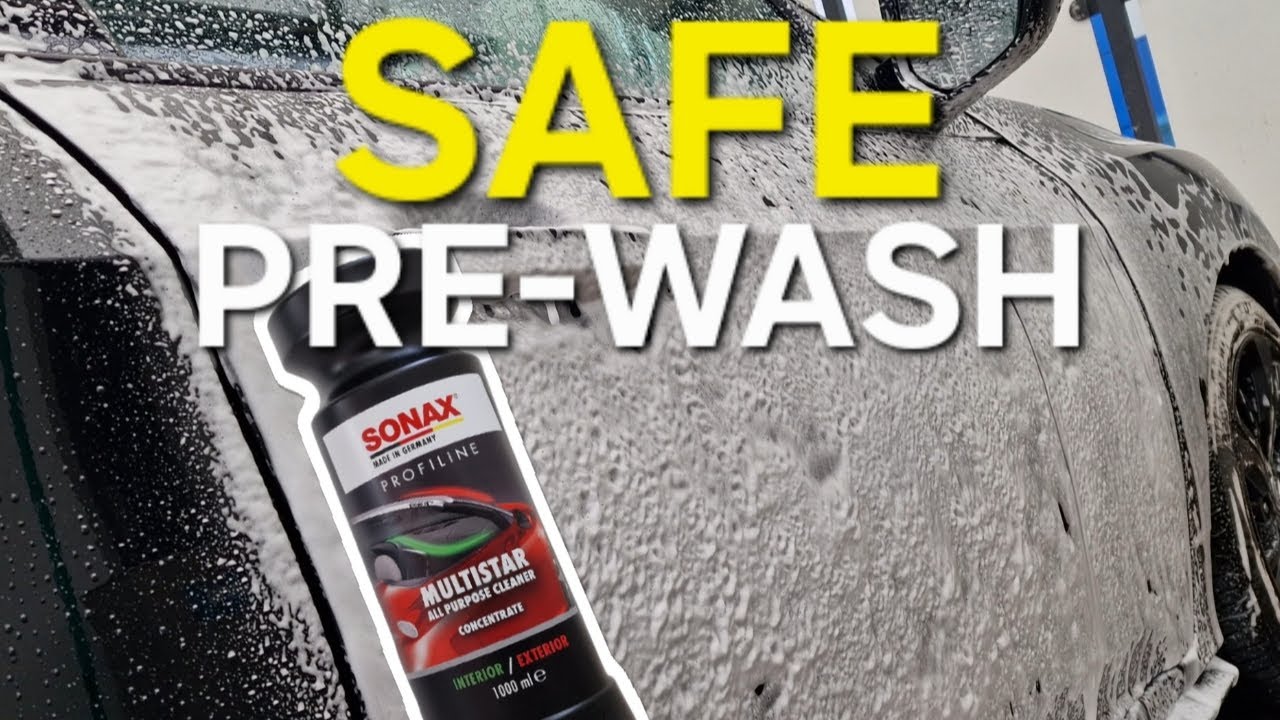 SAFE APC Rinse PRE-WASH 2025 with Sonax Multistar Profiline Concentrate All Purpose Cleaner