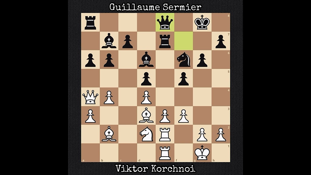 Viktor Korchnoi vs Guillaume Sermier | TCh-SUI (2011)