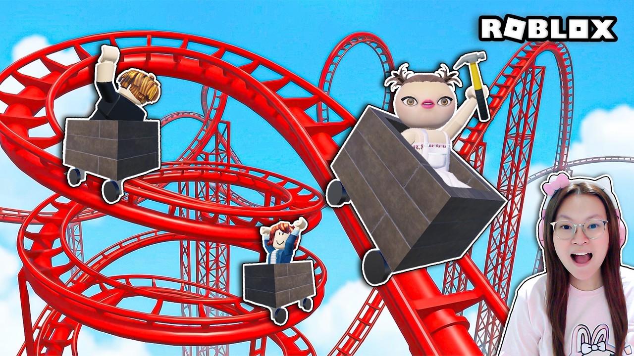 Bangun Roller Coaster Tertinggi ?!! [Roblox Indonesia]
