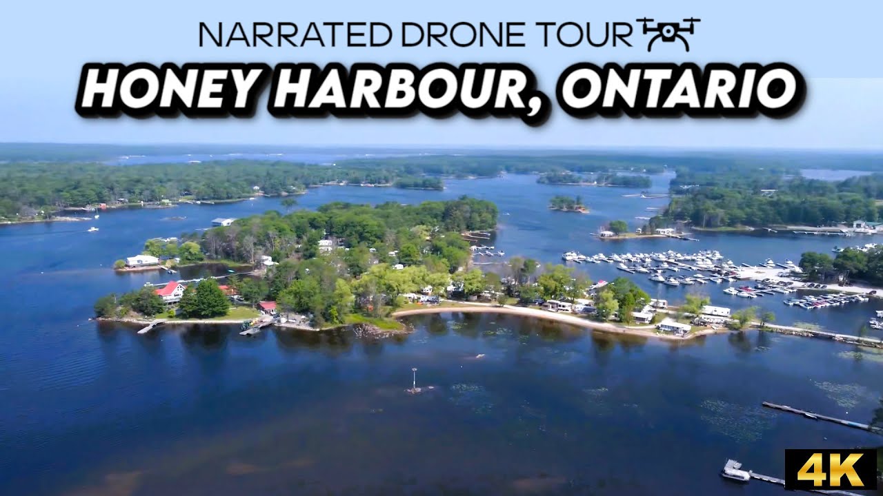 Soaring Over Honey Harbour: 4K Drone Adventure in Ontario’s Cottage Country 🌲🚁