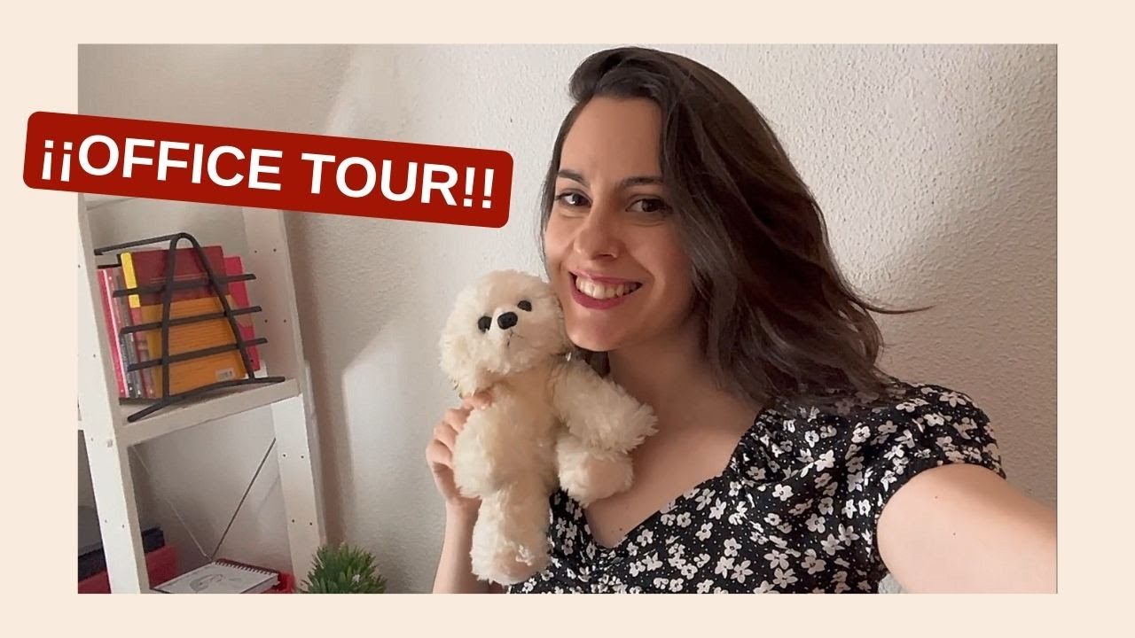 Tour de mi oficina en casa 💖💻 Os ense&ntilde;o mi estudio - taller en Madrid