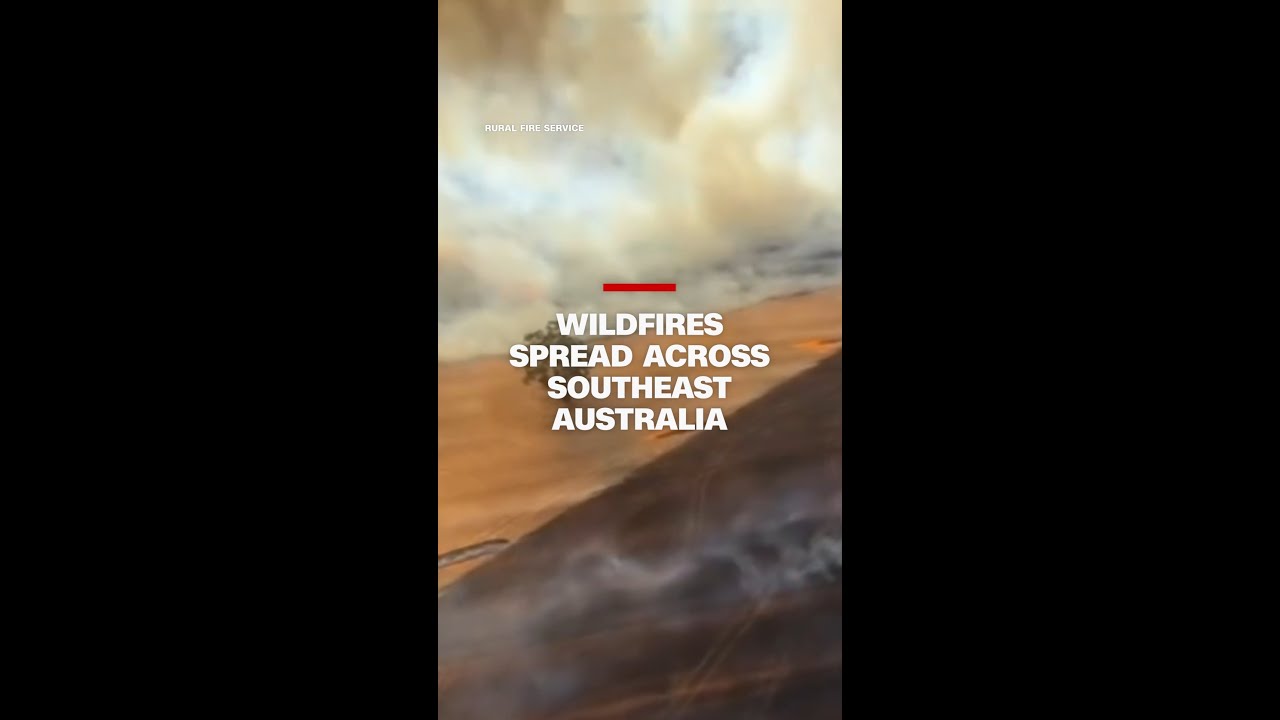 Wildfires spread across southeast Australia