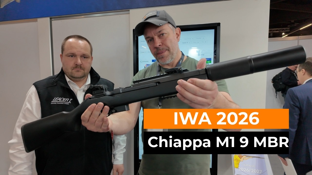 IWA 2026: Am Stand von Leader Trading - Die Chiappa M1 9 MBR