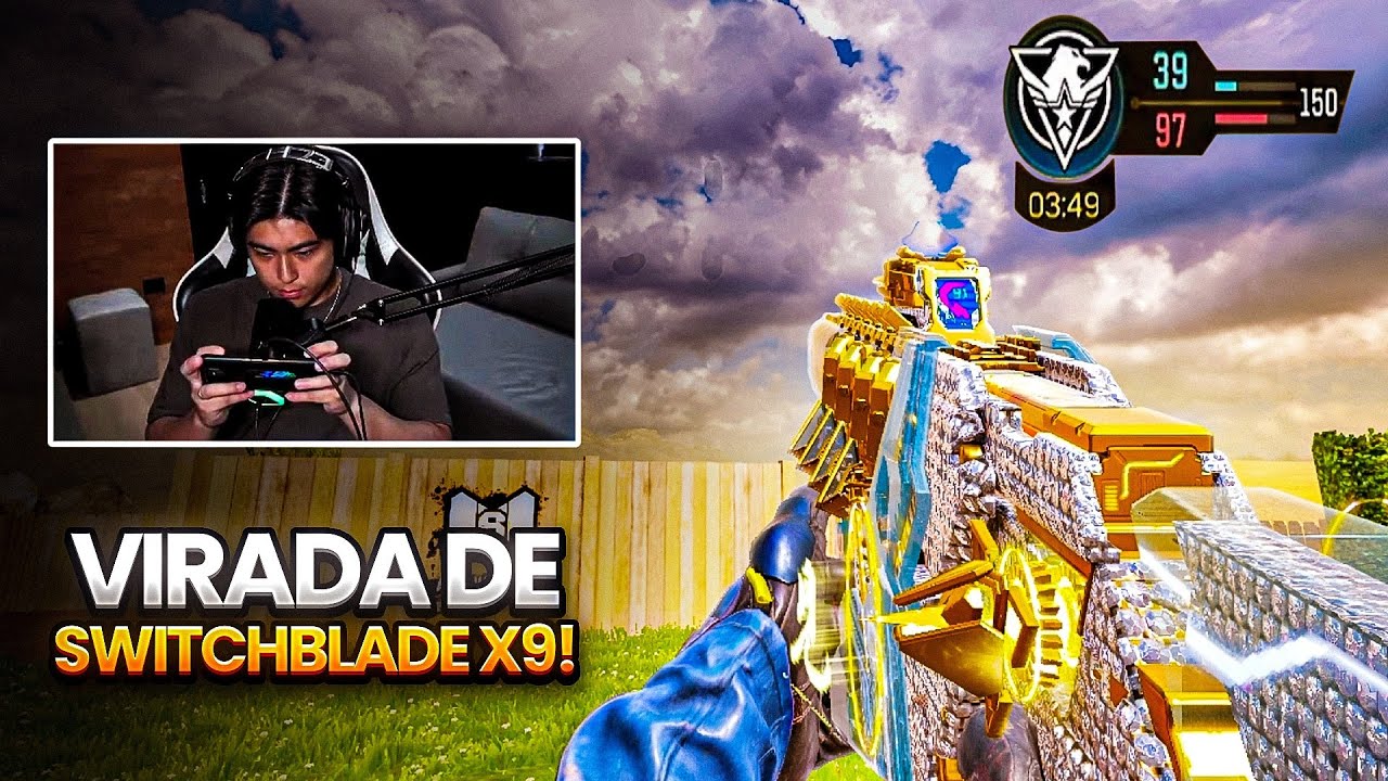 Tudo estava dando errado, até eu puxar a SWITCHBLADE X9... (COD MOBILE)