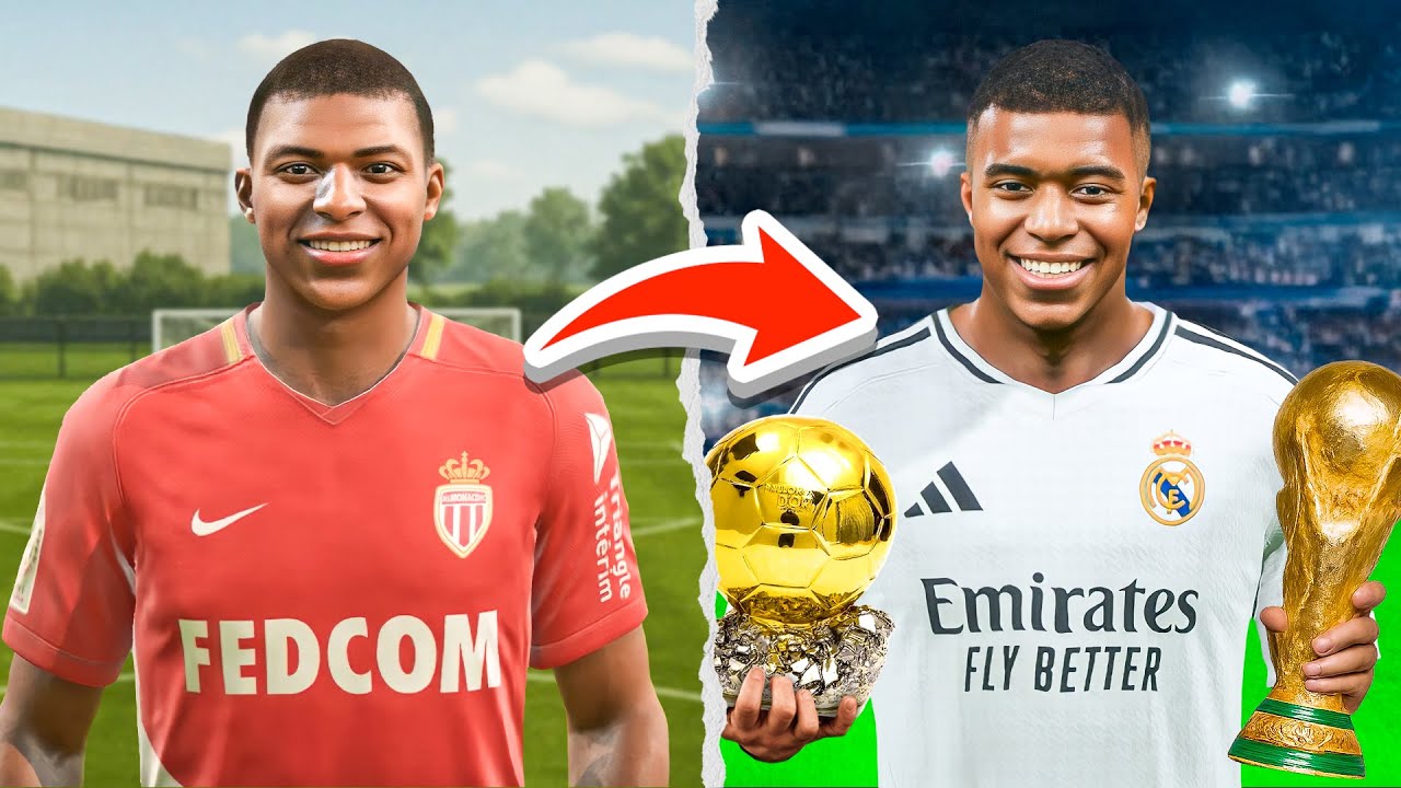 I Replayed The Career Of Kylian Mbappe