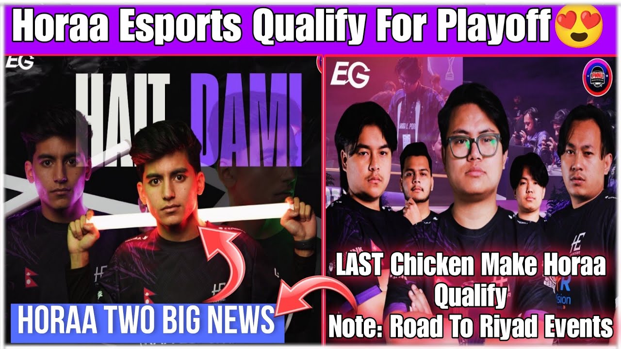 HAITDAMI JOIN HORAA ESPORTS🥰! Horaa Qualify For Next Stage? Last Match Chicken Save Horaa ?