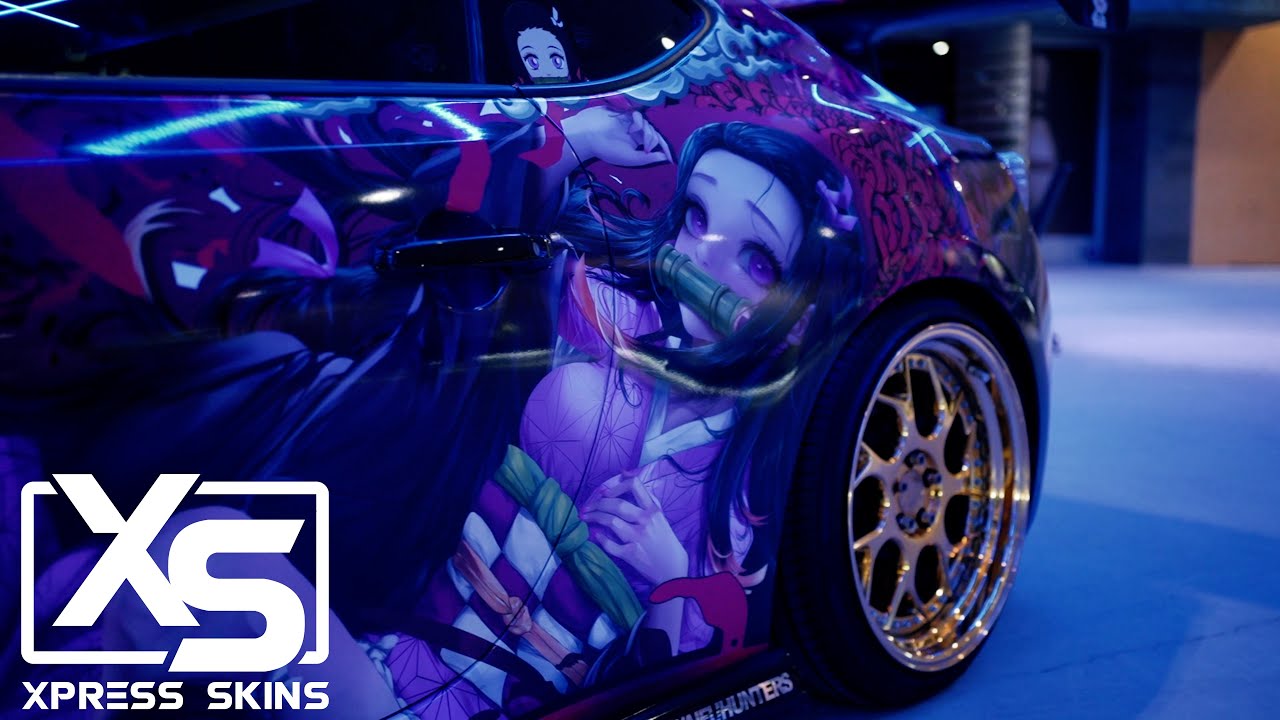Anaheim California Garden Walk Okaeri Itasha Car Show