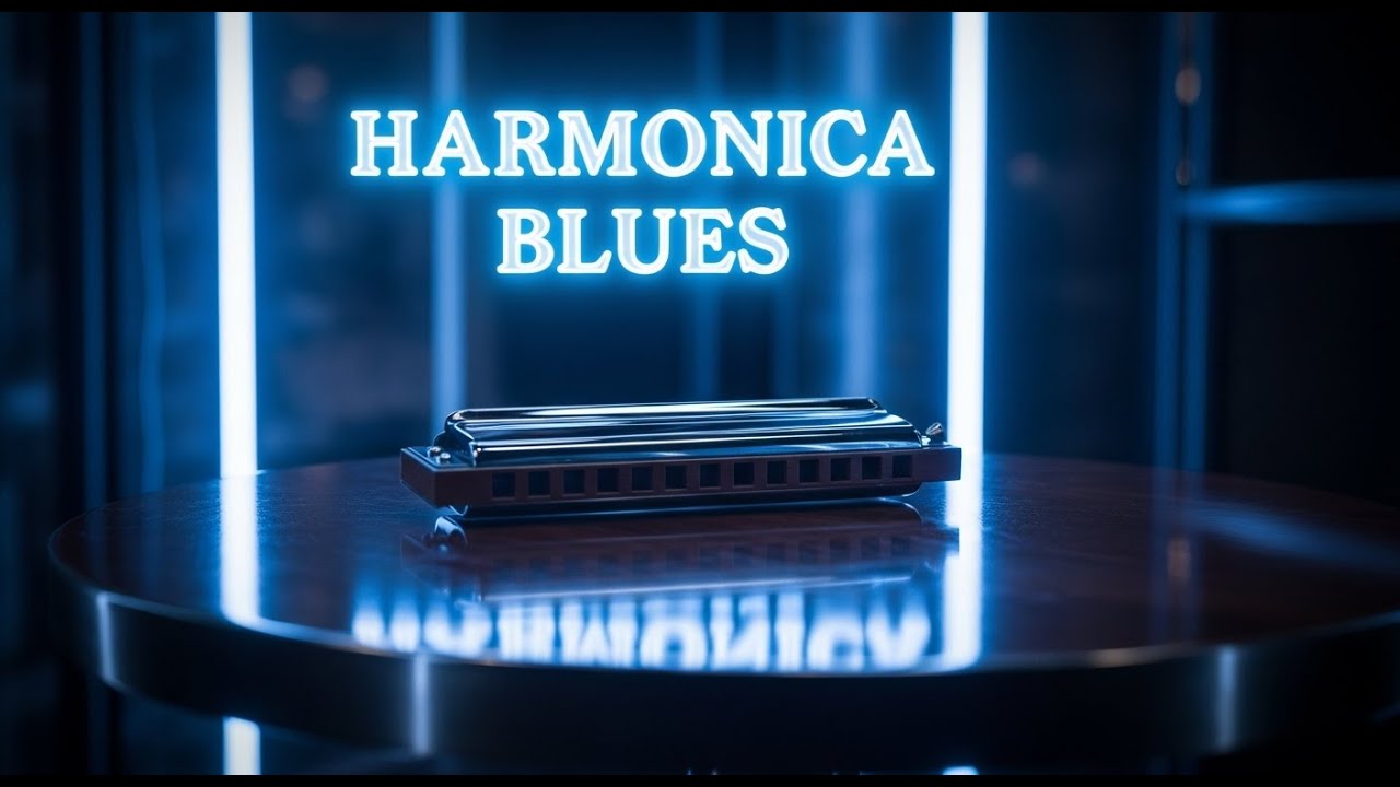 Blues Harmonica Soundscape – Shadows Stretch at Nightfall