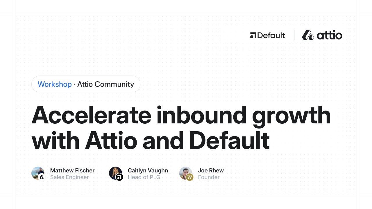 Attio | Ускорьте рост входящего трафика с помощью Attio и Default