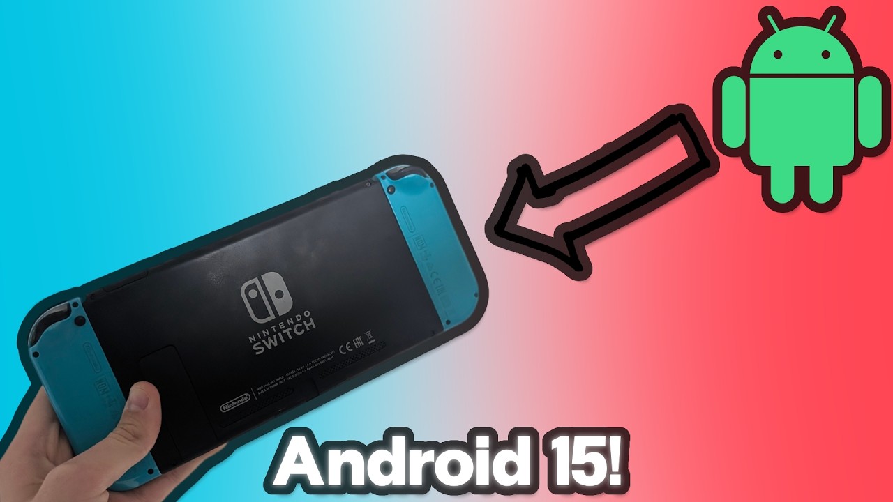 Installing Android 15 (LineageOS 22) on a Nintendo Switch!