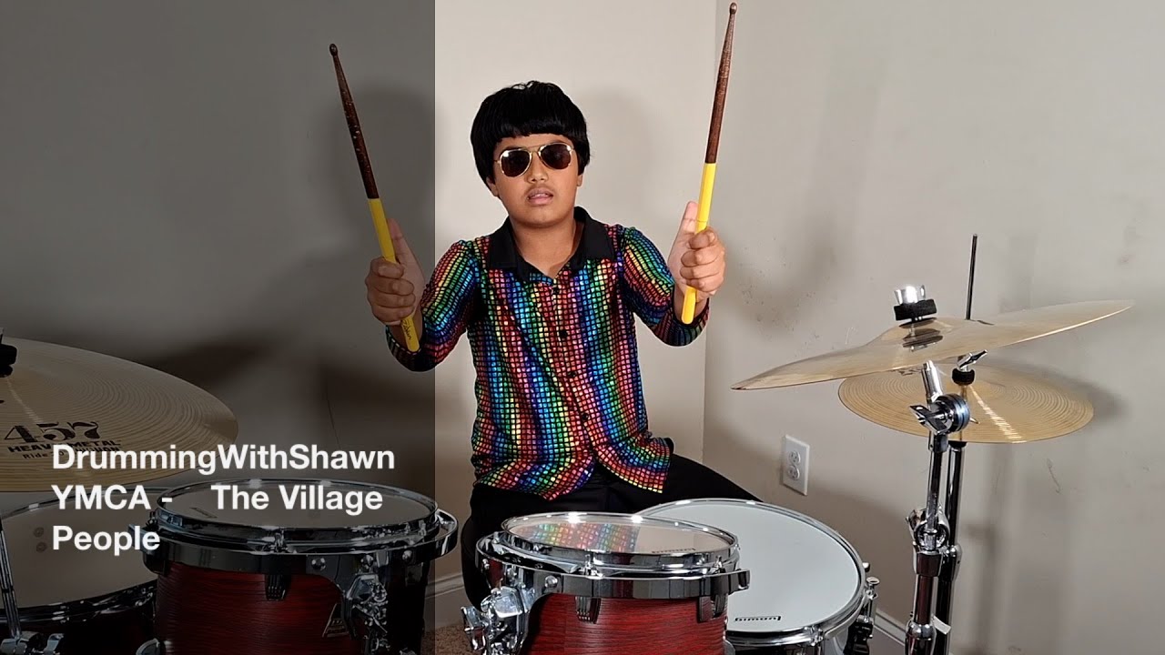 YMCA - The Village People - Drum Cover - Shawn Sajeesh