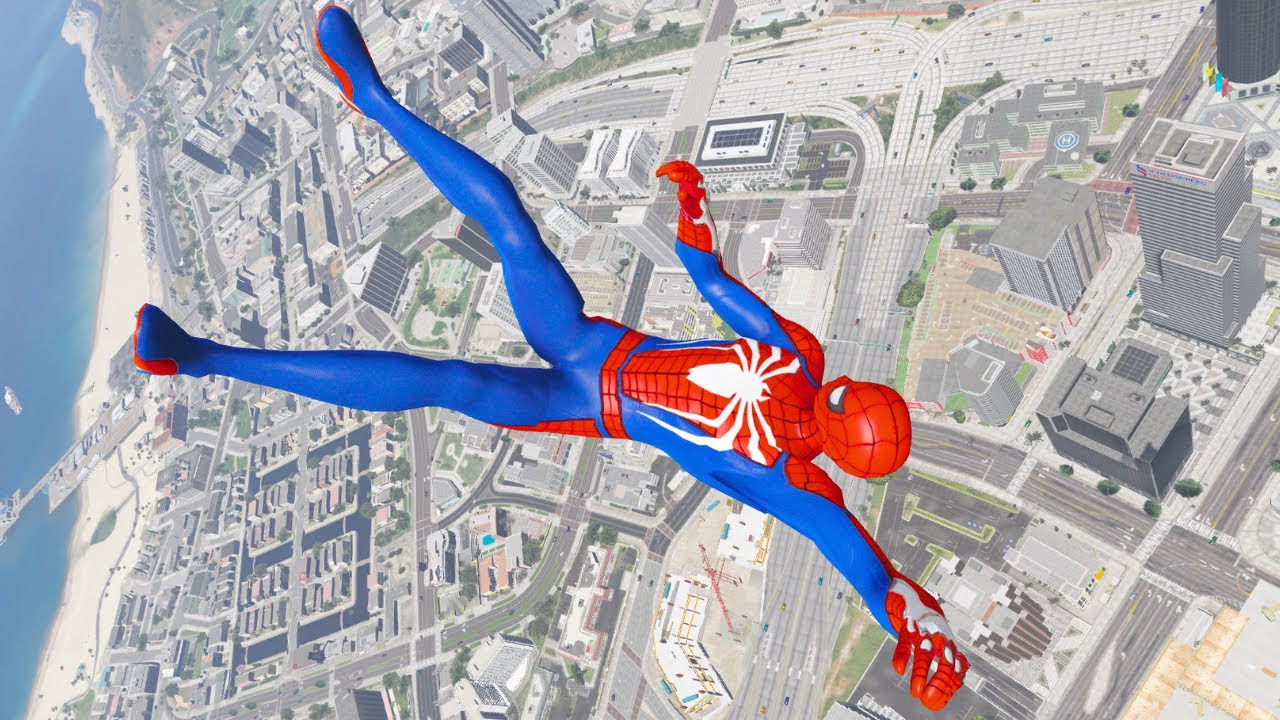 GTA 5 Spider-Man Ragdolls & Crazy Jumps/Fails | Euphoria Physics Funny Moments Compilation part #33