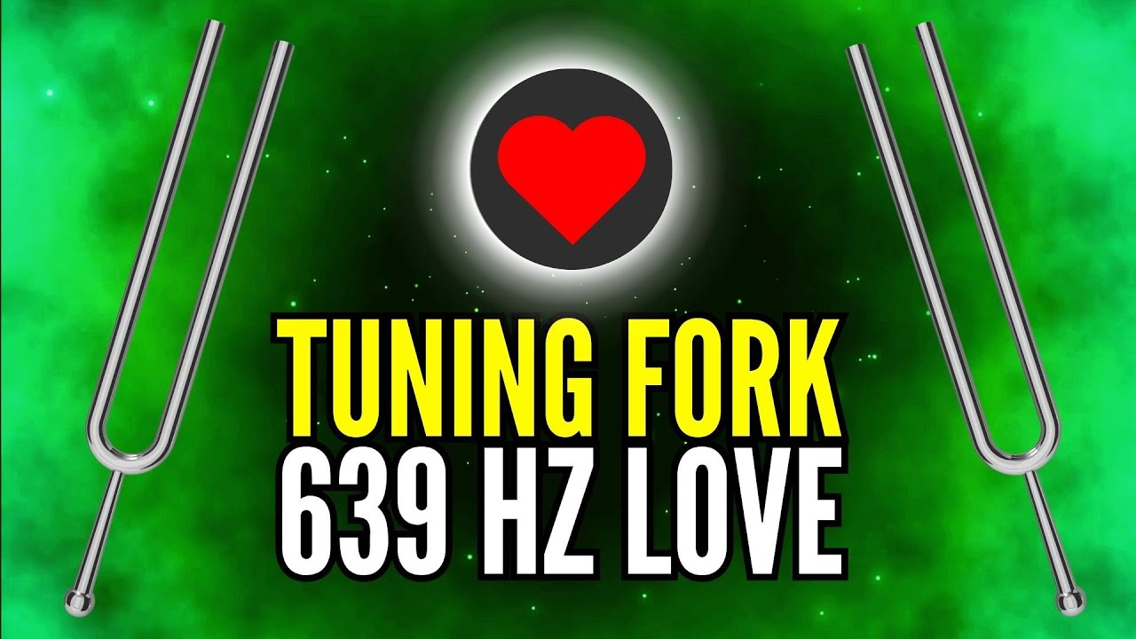639 Hz Tuning Fork to Attract Love by Clearing Heart Chakra 💗