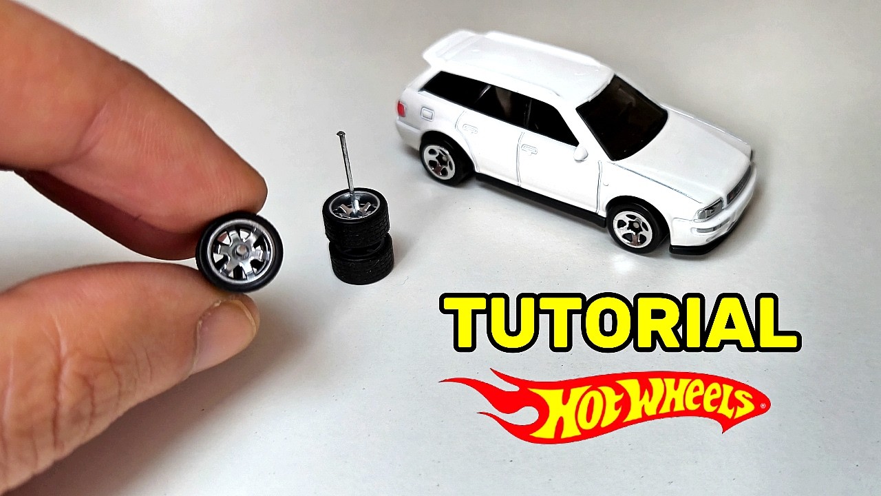 Como trocar rodas HOT WHEELS em 3 passos