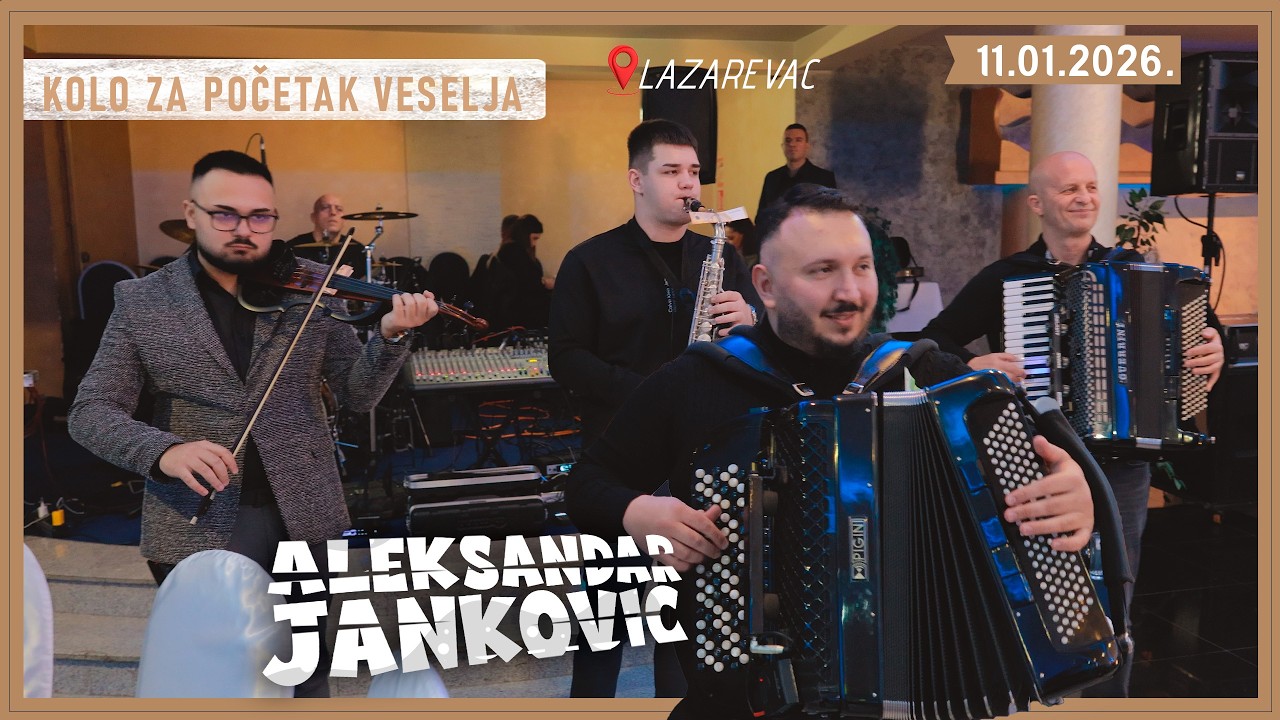 Orkestar Ace Jankovica - Splet kola za pocetak veselja u Lazarevcu [Uzivo 2026]
