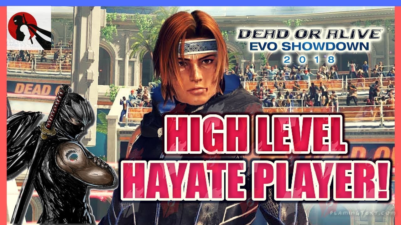 Dead or Alive 6: Hayate Specialist (Rojikku) Testing Hayate @ EVO SHOWDOWN 2018!!