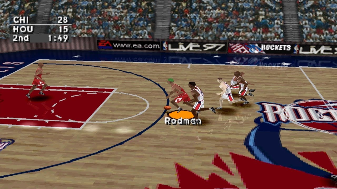 NBA Live 97 (PS1 Gameplay)