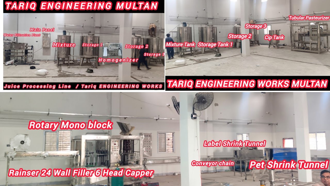 Automatic juice processing Line & Juice production line | Ro, Juice Tank, Pasturizer, Rotary Filler 