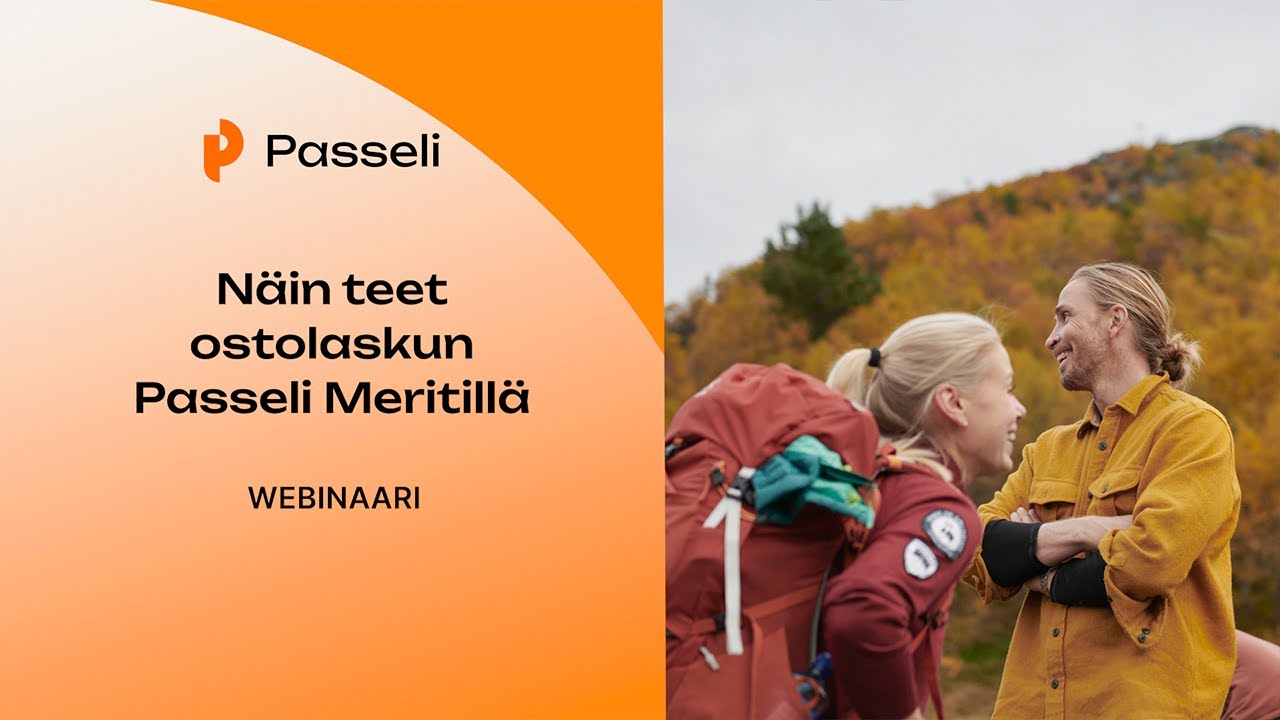 Näin teet ostolaskun Passeli Meritillä -webinaari
