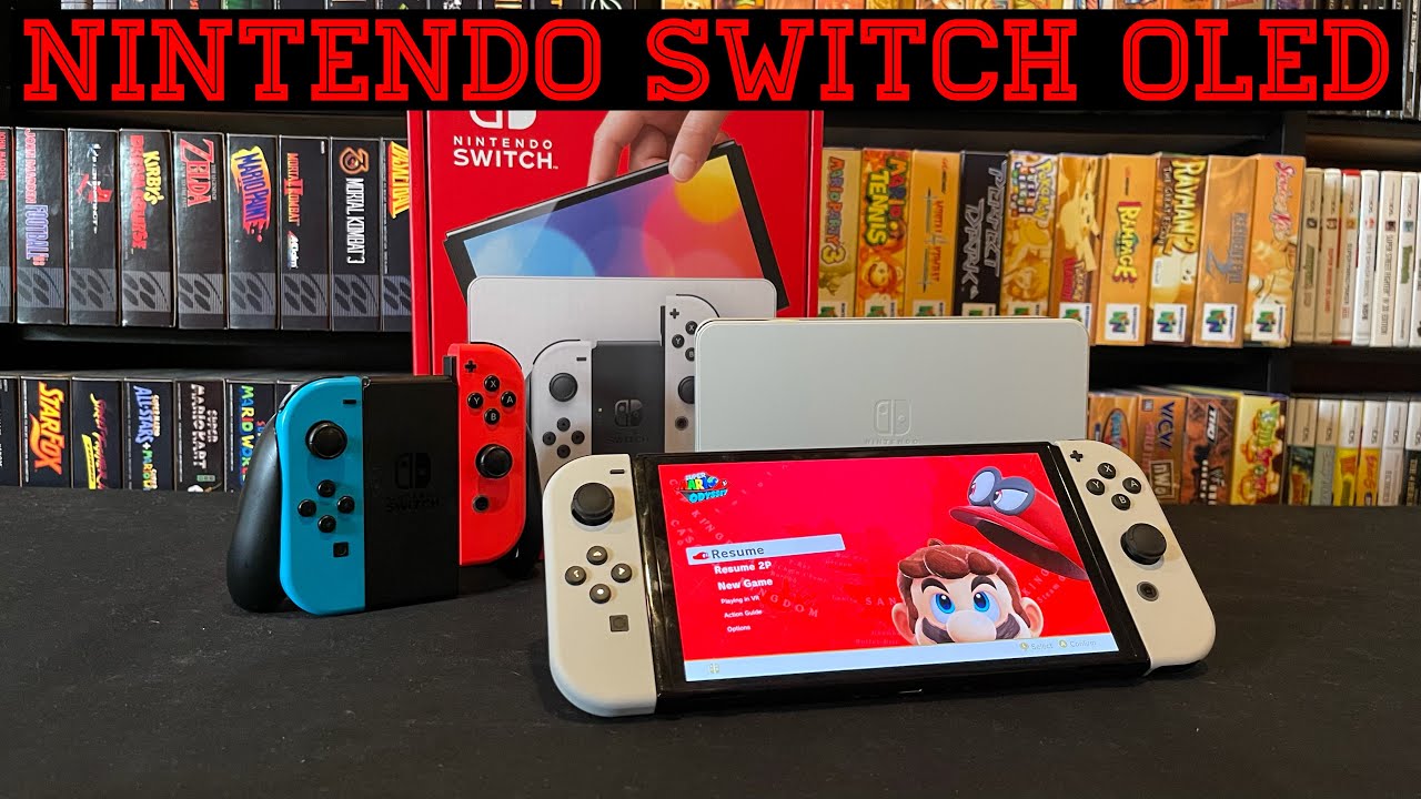 Nintendo Switch OLED UNBOXING Review and Comparisons!!!