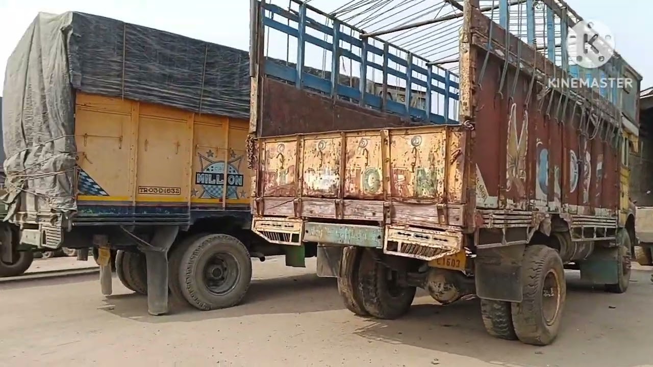 आज अपनी गाड़ी नॉर्थ ईस्ट त्रिपुरा की राजधानी अगरतला खाली हो गई हैं #🚛 और सरकारी पार्किंग में खड़ी है