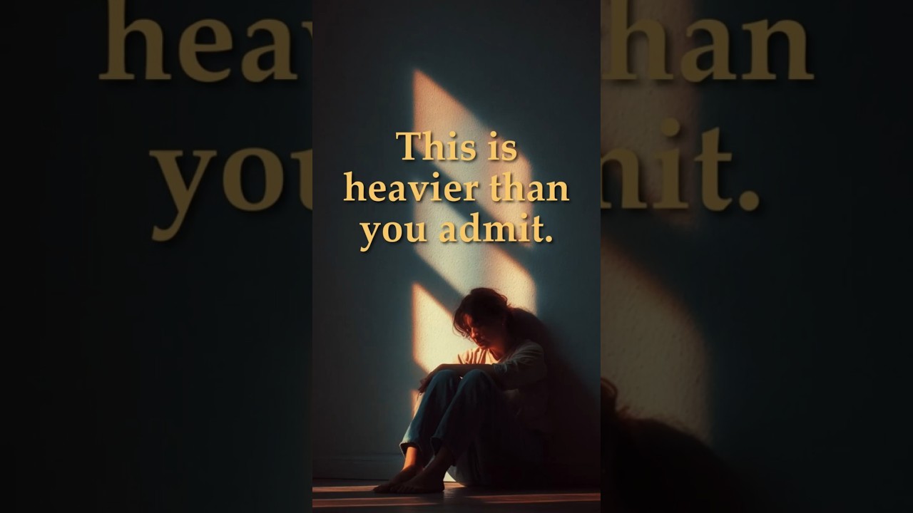This Is Heavier Than You Admit. #justwithjesus #motivation #gospelofhope