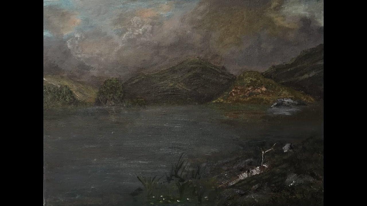 Painting with Steven Ep 20: 'Forgotten Loch' Acrylic painting demonstration