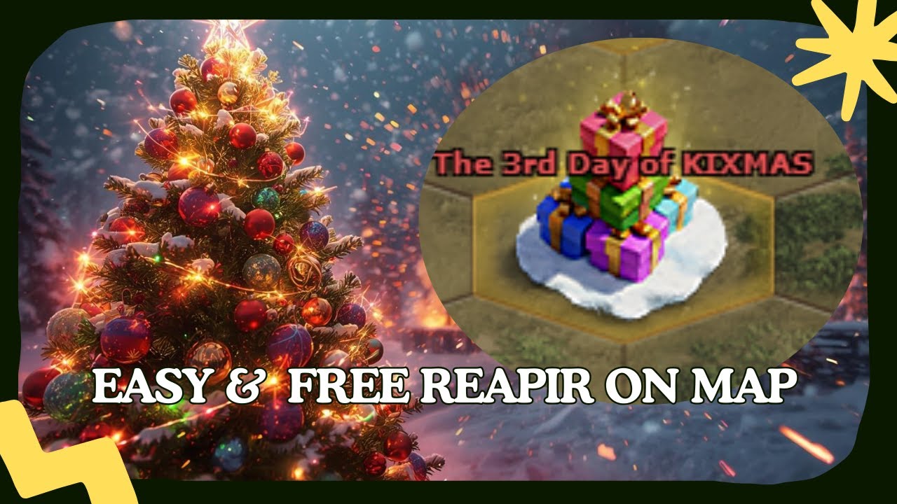 War Commander 🎄 KIXMAS Day 3 Base SIMPLE WAY!