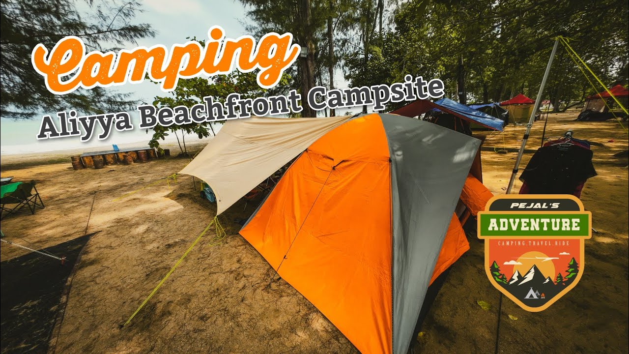 Camping trip at Aliyya Beachfront Campsite, Kg Punggai Johor.