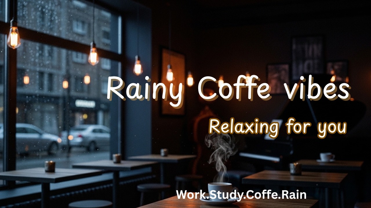 Warm Cozy  Café 🔥 Gentle Piano Jazz for Comfort, Reading & Relax Time