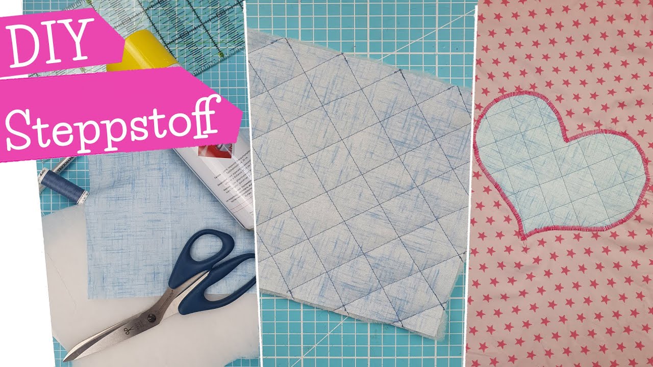 Steppstoff selber herstellen | Stoff quilten | Steppstoff selbermachen  Nähanleitung | mommymade