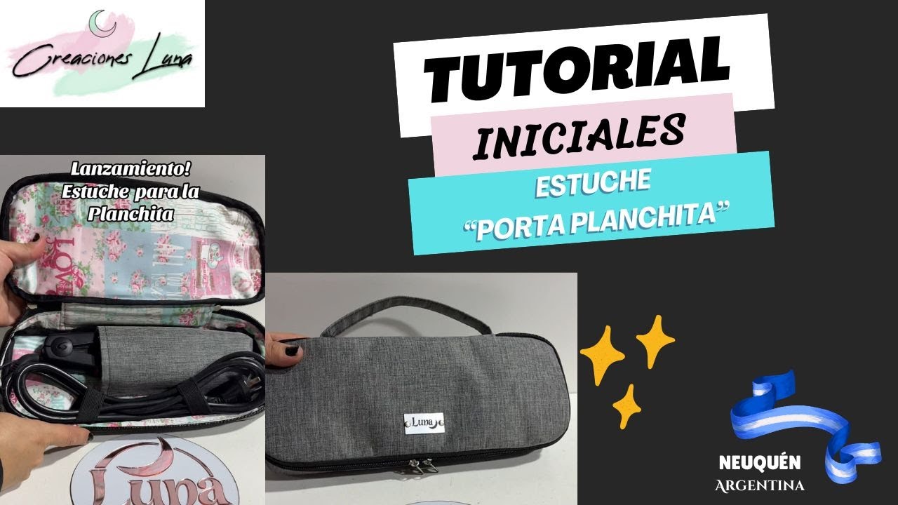 TUTORIAL - Funda para planchita del pelo