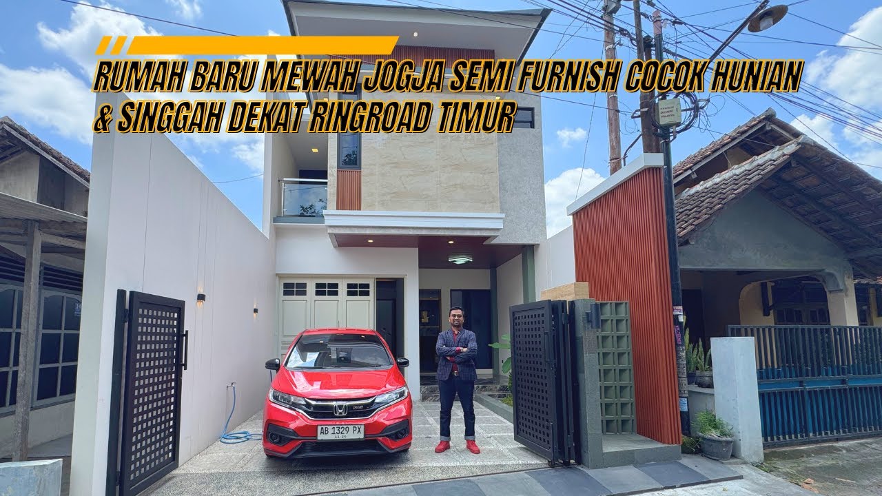 RUMAH BARU MEWAH MINIMALIS JOGJA TIMUR 🔥 SEMI FURNISH | DEKAT RINGROAD