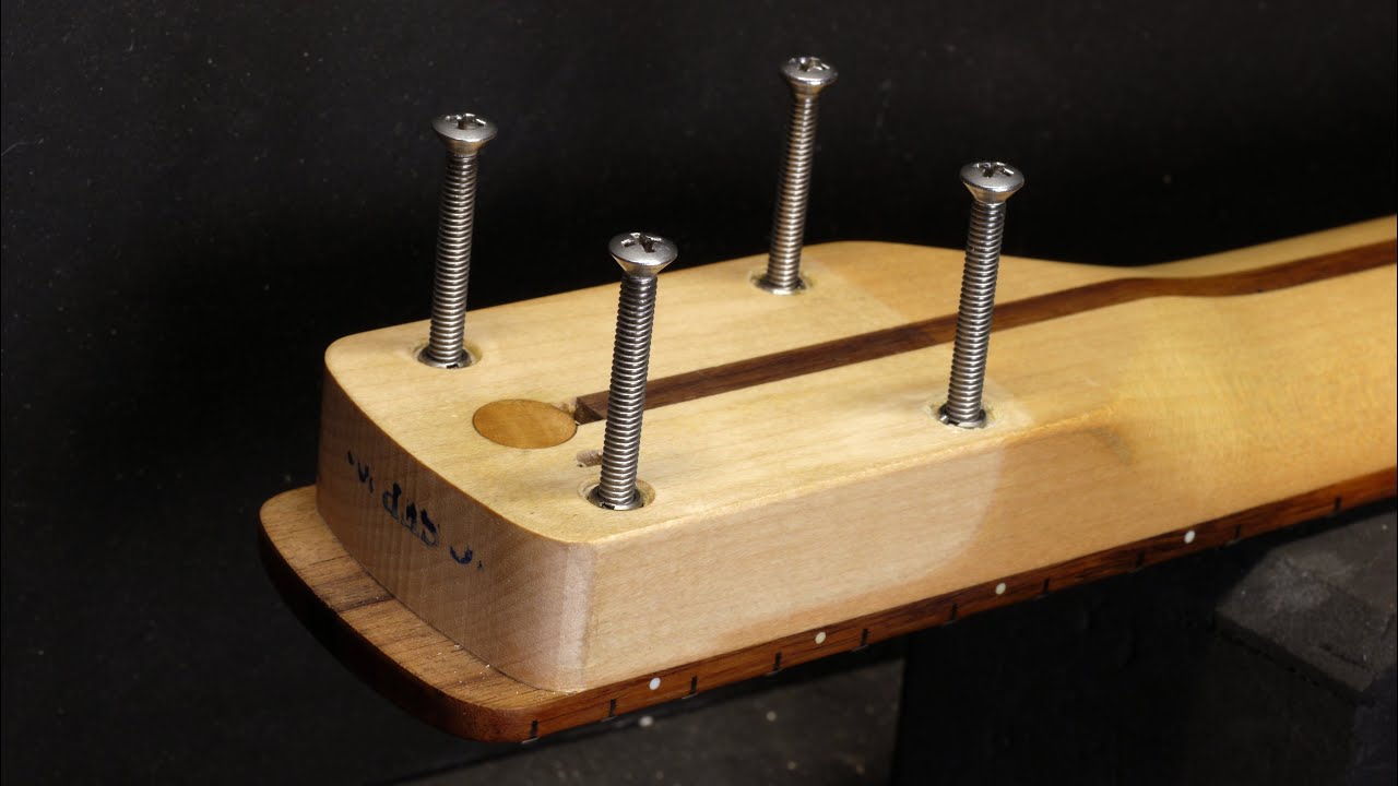 How to Install Threaded Inserts on a Bolt-On Guitar Neck (EZ LOK)