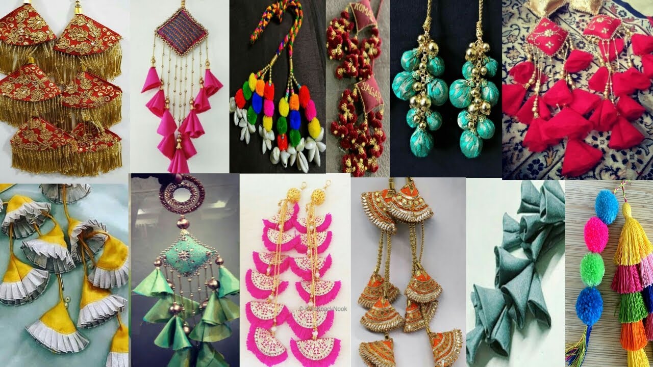 Easy!  Latest fancy tassel for blouses ,lehenga, kurti outfit || Latkan ideas