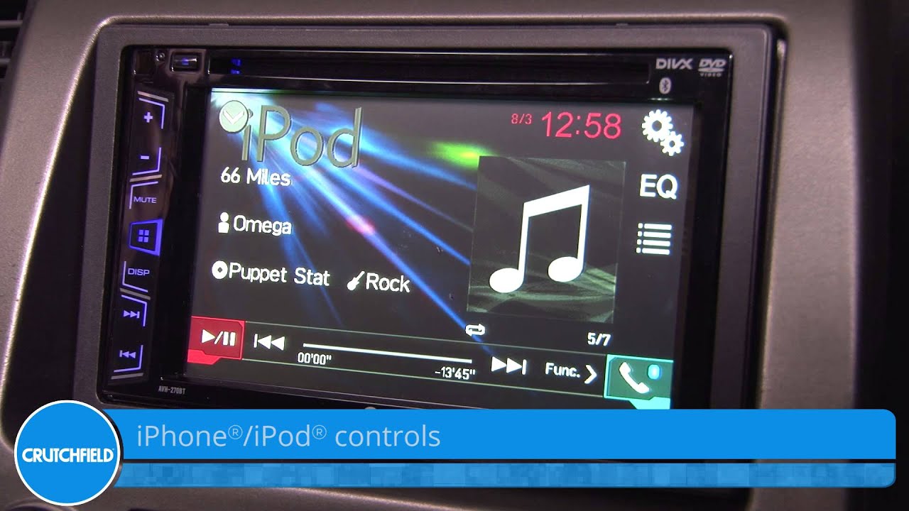 Pioneer AVH-270BT Display and Controls Demo | Crutchfield Video