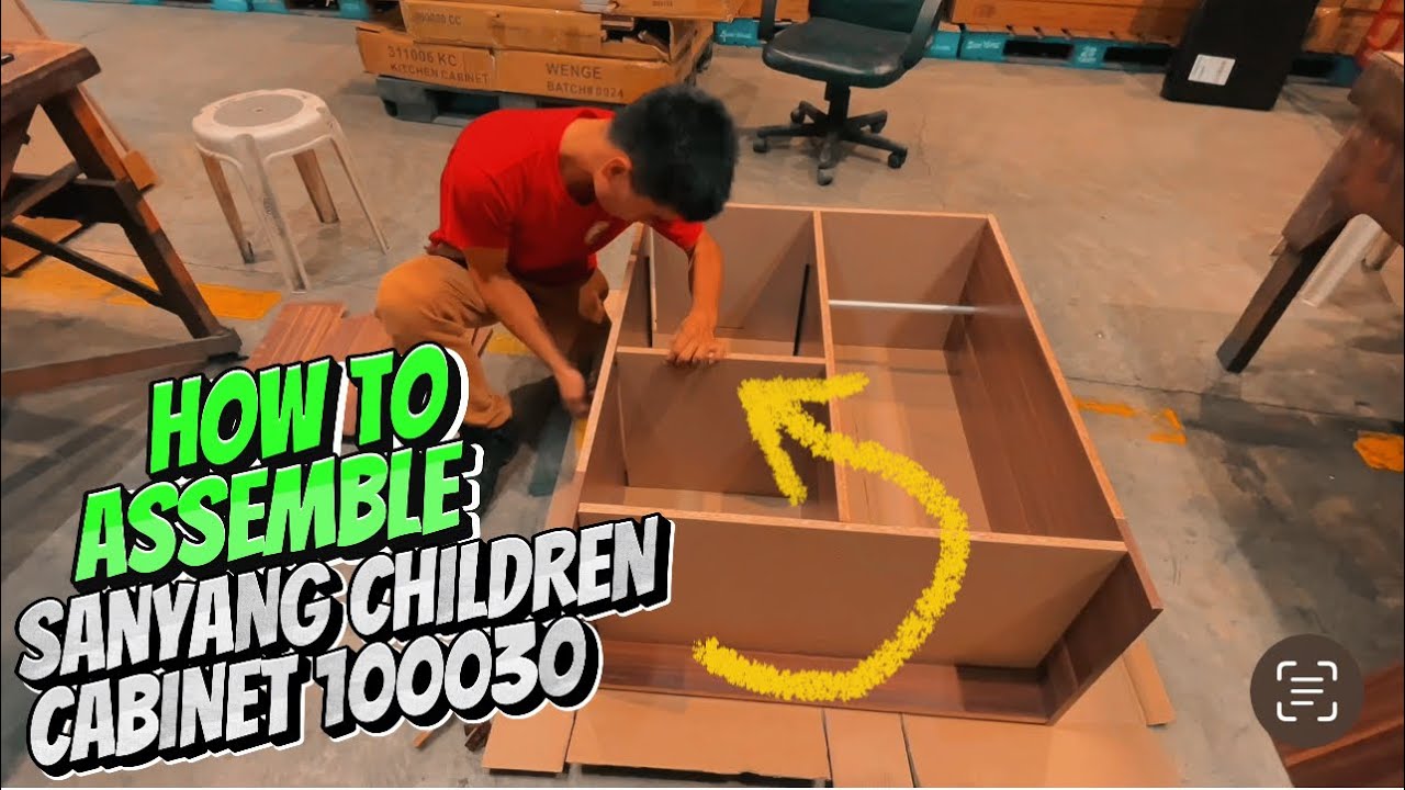 How to Assemble Sanyang Children Cabinet 100030 // Children Cabinet Assembly Tutorial
