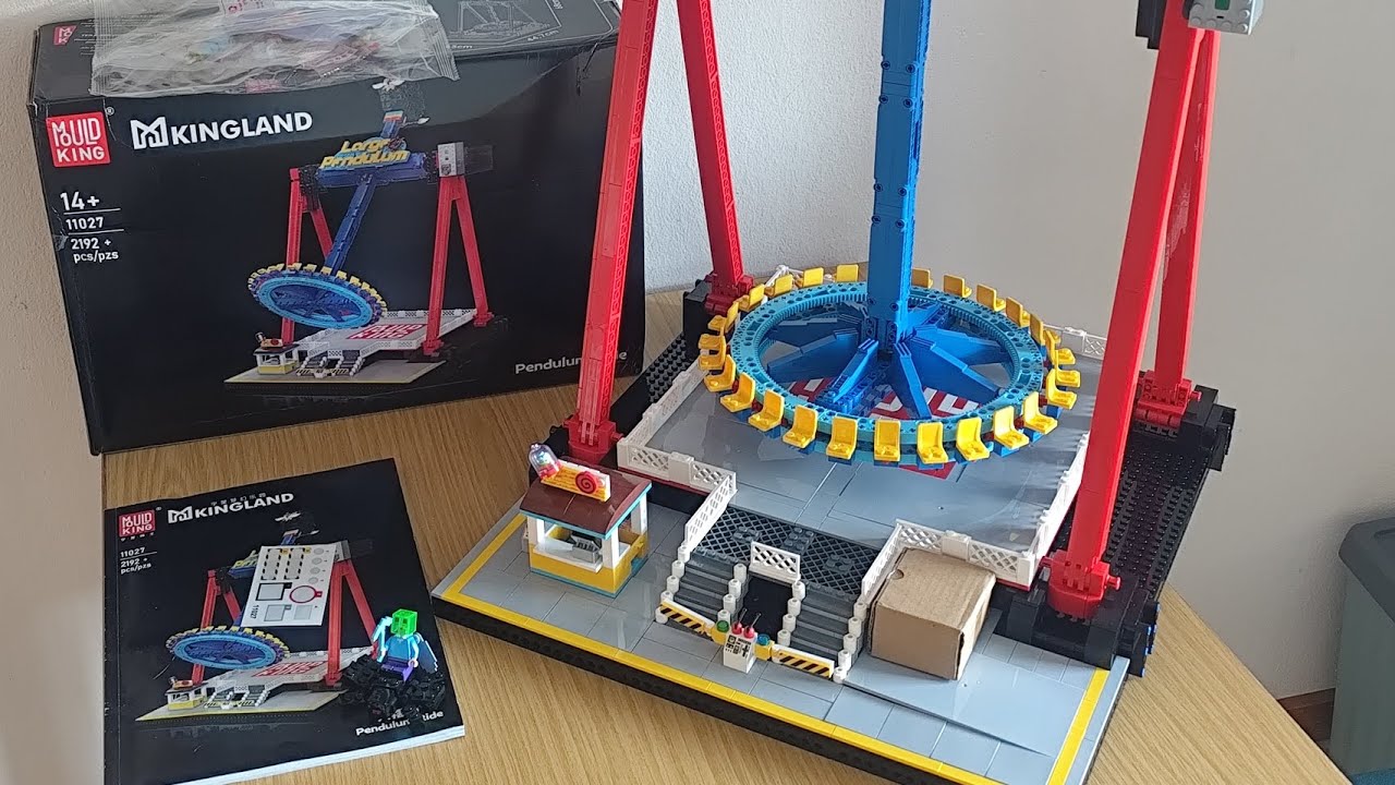  Mould King 11027 Pendelum Ride Review deutsch 