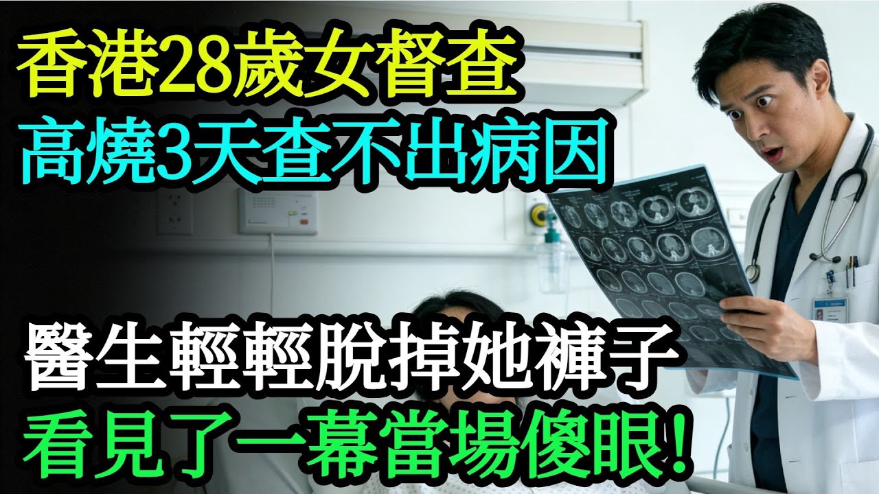 中國香港28歲女督查，高燒3天查不出病因，醫生輕輕脱掉她褲子，看見了一幕當場傻眼！#奇聞#故事#完結文