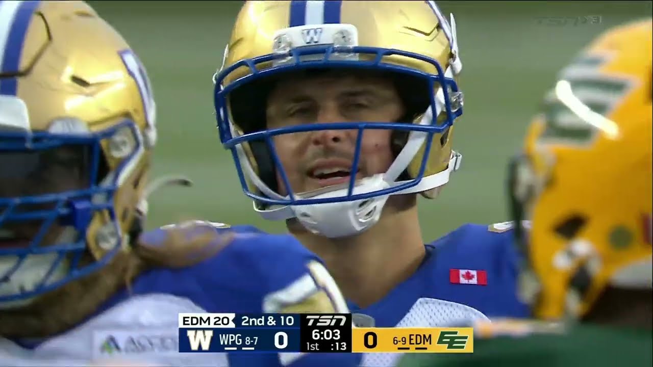 October 11, 2025 - CFL - Winnipeg Blue Bombers @ Edmonton Elks
