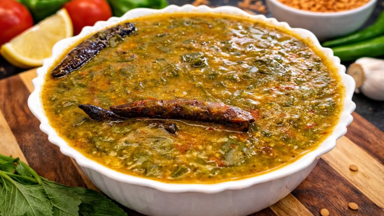 “Palak Dal Saag | Protein-Rich Traditional Recipe|“Dal Saag Recipe | Simple Desi Taste,  Nutritious 